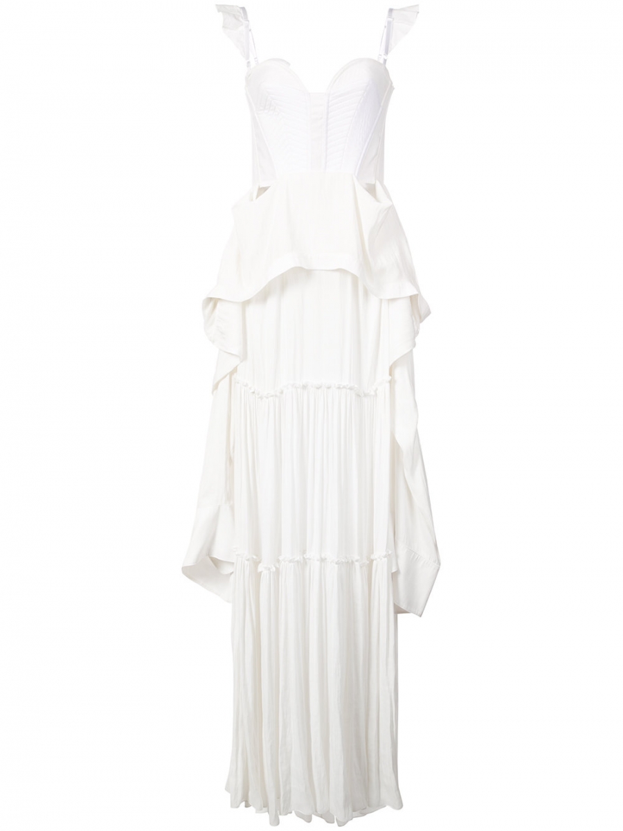 Vera Wang ruffle maxi dress $68,895 from farfetch.com